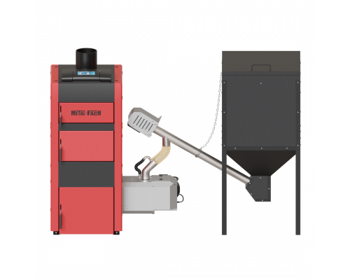 Котел Metal-Fach SMART PELLET 15 кВт с левой подачей (с интернет-модулем)